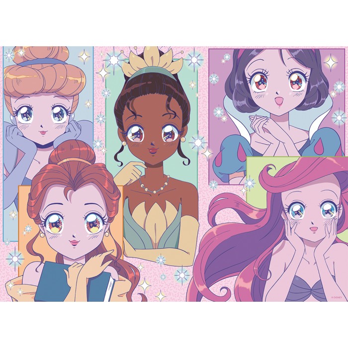 Puzzle  Nathan-01099 Regards Étincelants / Disney Princesses