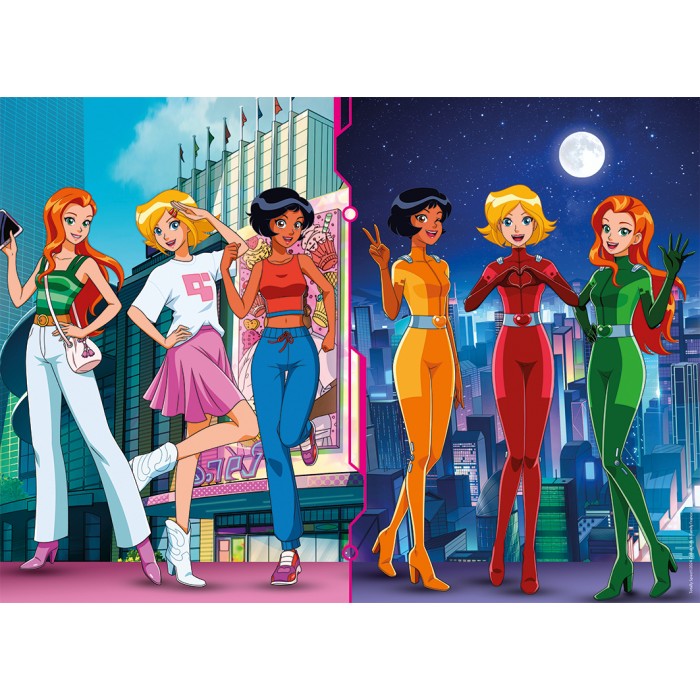 Puzzle Nathan-01140 Amies pour la Vie / Totally Spies!