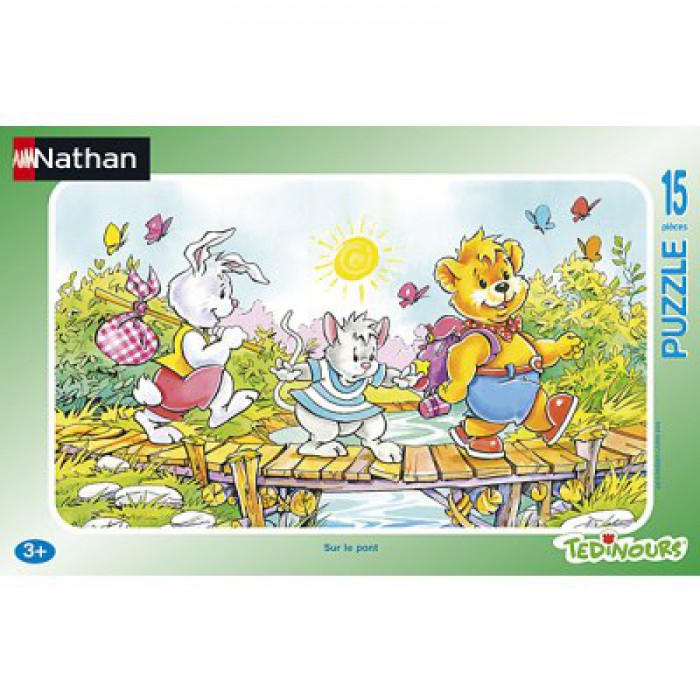 Puzzle  Nathan-86013 Tedinours : Sur le pont