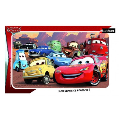 Nathan-86115 Puzzle Cadre - Cars