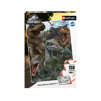 Puzzle Nathan-86157 Pièces XXL - Jurassic World 3