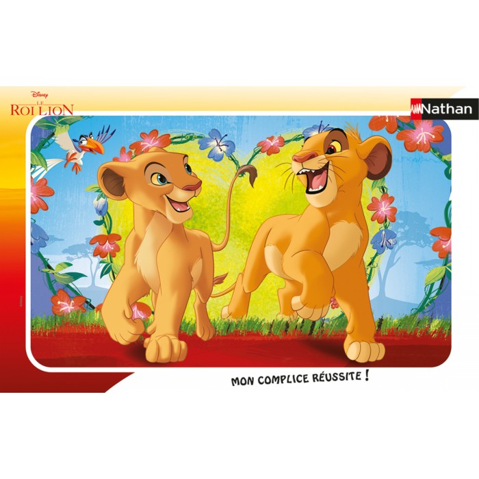 Puzzle Nathan-86183 Simba et Nala - Disney Le Roi Lion