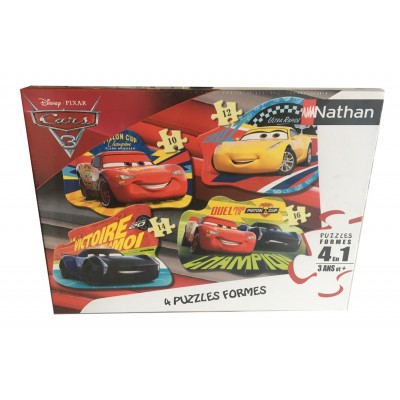 Nathan-86204 4 Puzzles - Cars 3