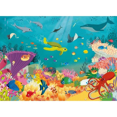Puzzle Nathan-86569 Pièces XXL - Animaux Marins