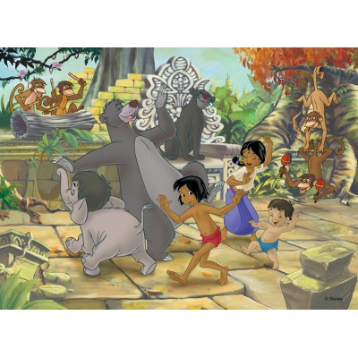Puzzle Nathan-86594 Le Livre de la Jungle : Dansons