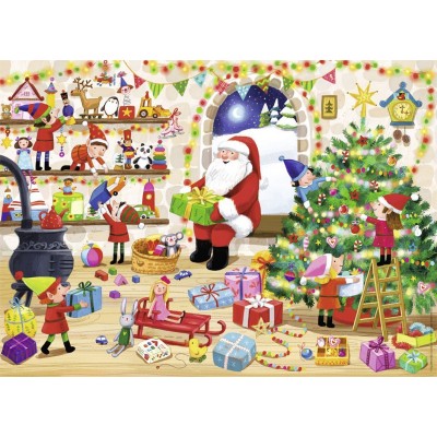 Puzzle Nathan-86622 L'Atelier du Père Noël