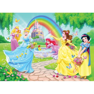 Puzzle Nathan-86708 Disney Princess : Le Jardin des Princesses