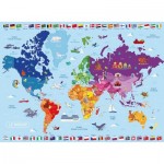 Puzzle   Pièces XXL - Carte du Monde