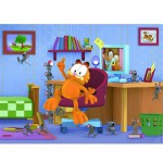 Puzzle   Garfield dans sa chambre