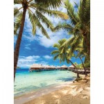 Puzzle  Nathan-87247 Plage Bora - Polynésie Française
