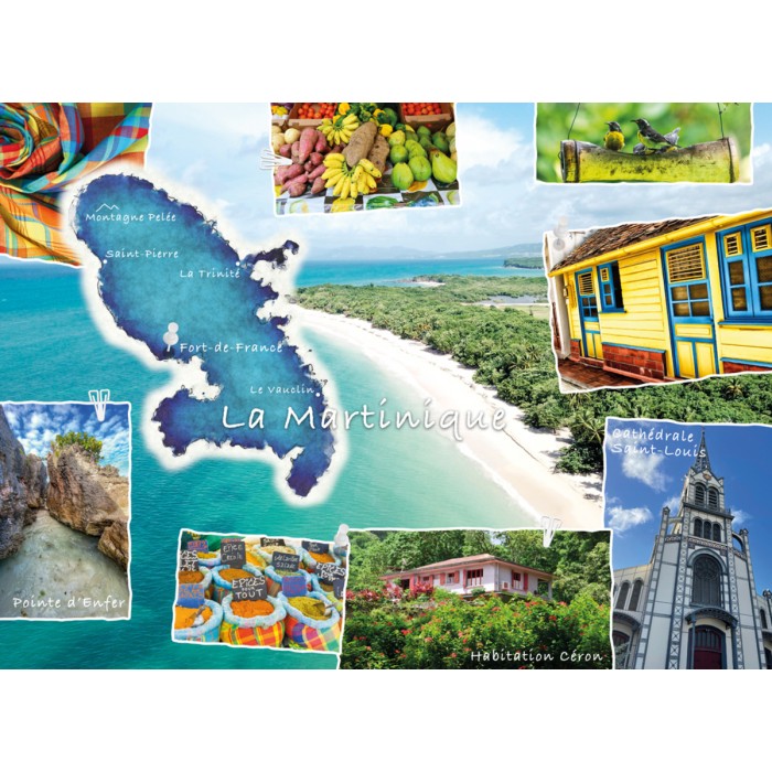 Carte Postale de la Martinique