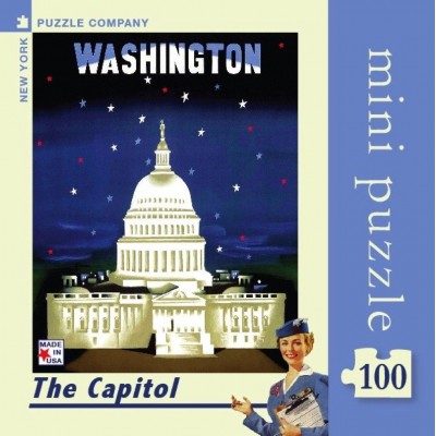 Puzzle New-York-Puzzle-AA1702 The Capitol - American Airlines Poster Mini