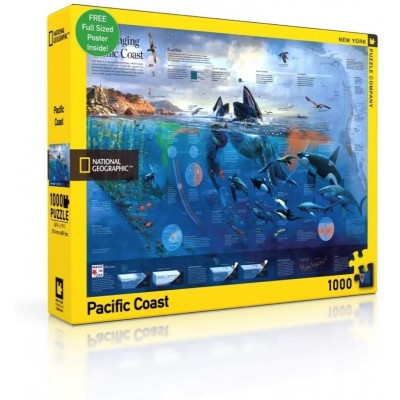 Puzzle New-York-Puzzle-NG1978 National Geographic - Pacific Coast