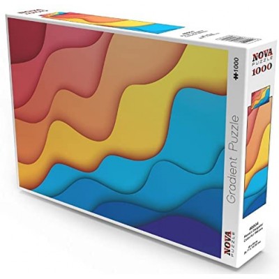 Puzzle Nova-Puzzle-40504 Vagues Colorées