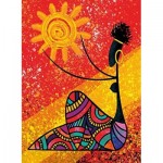 Puzzle  Nova-Puzzle-41059 Le Soleil et la Femme Africaine