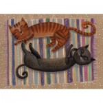 Puzzle  Nova-Puzzle-41063 Deux Chats