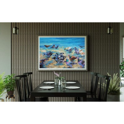 Puzzle Nova-Puzzle-41089 Pigeons de Plage