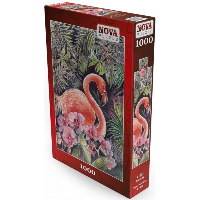 Puzzle  Nova-Puzzle-41097 Flamant Rose