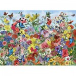 Puzzle  Cobble-Hill-40085 Butterfly Garden
