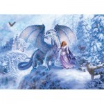 Puzzle  Cobble-Hill-54645 Pièces XXL - Ice Dragon