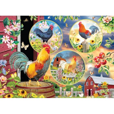 Puzzle Cobble-Hill-70053 Jack Pine - Rooster Magic
