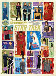 Puzzle Cobble-Hill-80221 Les Femmes de Star Trek