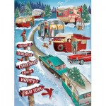 Puzzle  Cobble-Hill-80320 Christmas Campers