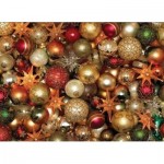 Puzzle  Cobble-Hill-85012 Pièces XXL - Christmas Balls
