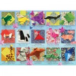Puzzle  Cobble-Hill-85083 Pièces XXL - Origami Animals