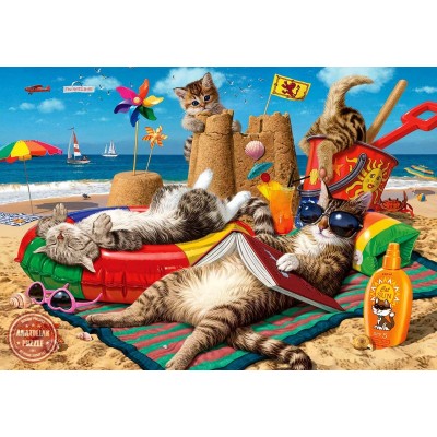 Puzzle Perre-Anatolian-3322 Cats on The Beach