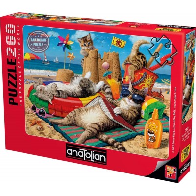 Puzzle Perre-Anatolian-3322 Cats on The Beach