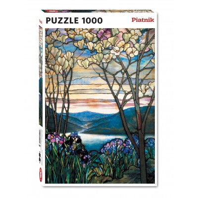 Puzzle Piatnik-5520 TIFFANY - MAGNOLIAS ET IRIS