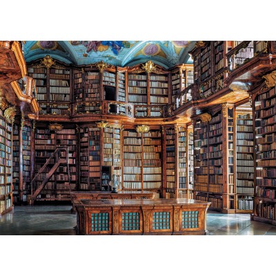 Puzzle Piatnik-5561 BIBLIOTHEQUE MONASTERE ST FLORIAN