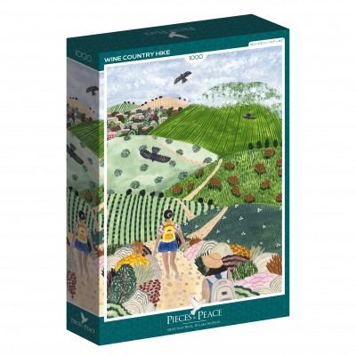 Puzzle Pieces-Peace-F-00023 Randonnée dans les Vignes