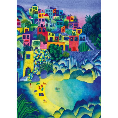 Puzzle Pieces-Peace-F-00056 Village Lointain