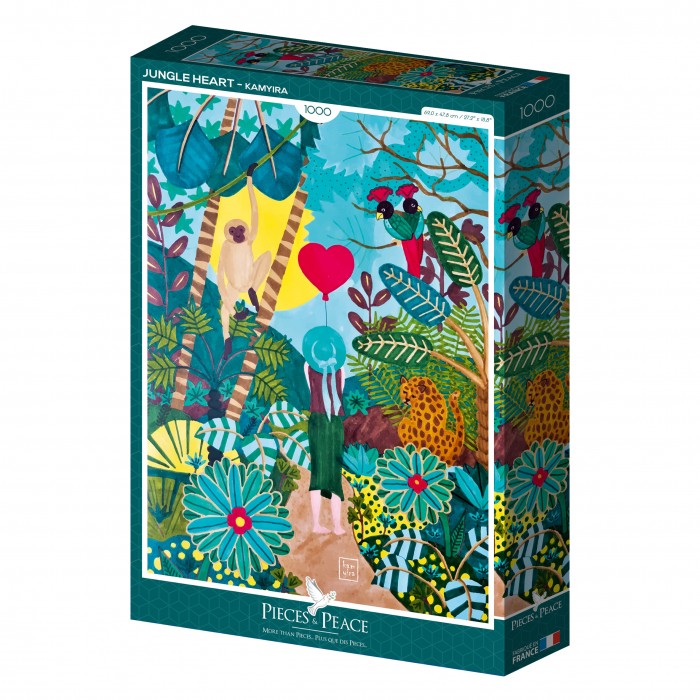Puzzle  Pieces-Peace-F-00079 Jungle Heart