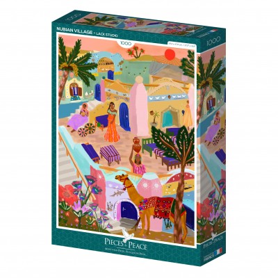 Puzzle Pieces-Peace-F-00135 Village Nubien