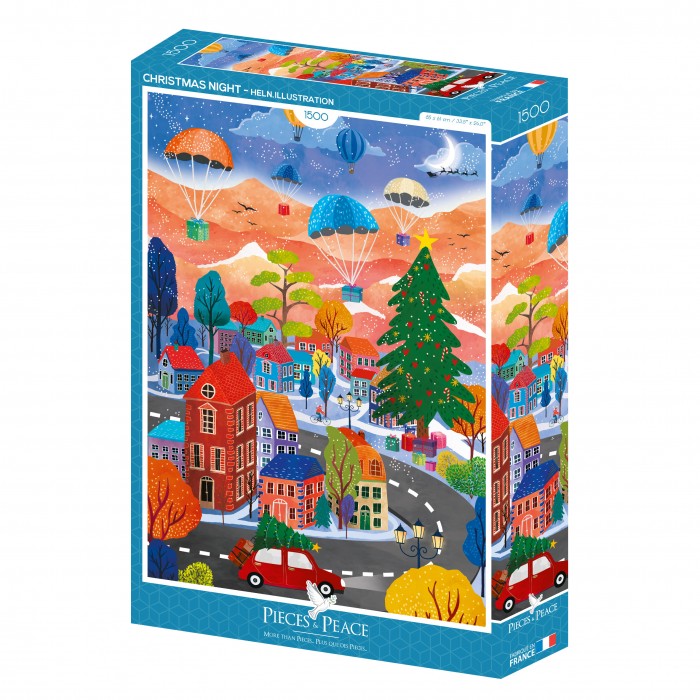 Puzzle  Pieces-Peace-F-00139 Nuit de Noël