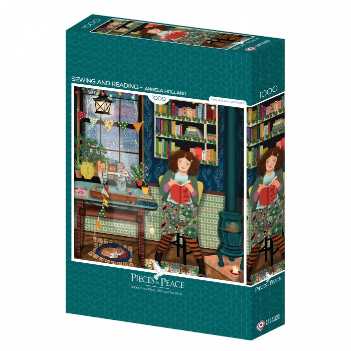 Puzzle  Pieces-Peace-F-00175 Couture et Lecture