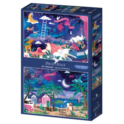 Pieces-Peace-F-00192 2 Puzzles - My Dreams