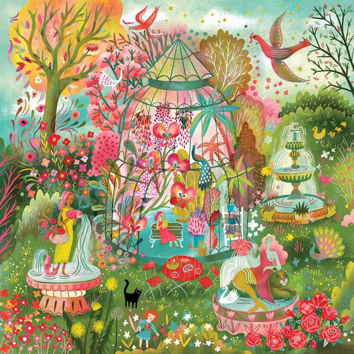 Puzzle  Pieces-Peace-F-00218 Greenhouse Fountains