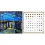 Puzzle   Calendrier Showpiece - Van Gogh - Nuit Etoilée sur le Rhône