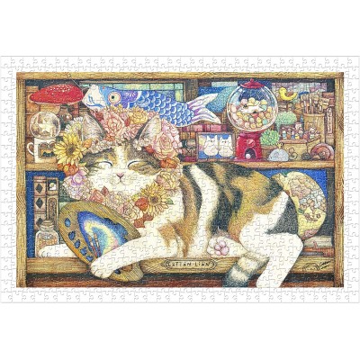 Puzzle Pintoo-H2212 Cotton Lion - Cat Artist