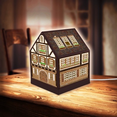 Pintoo-R1006 Puzzle 3D - House Lantern - Half-Timbered House