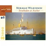 Puzzle   Norman Wilkinson - Stratheden at Anchor