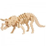   Puzzle 3D en Bois - Triceratops