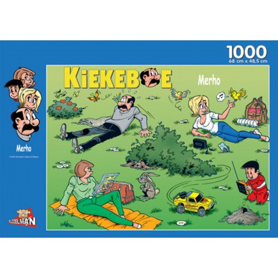 Puzzle PuzzelMan-144 Fanny et Cie : Dans le jardin