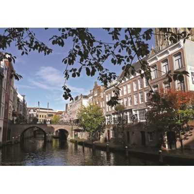 Puzzle PuzzelMan-424 Pays Bas, Utrecht : Vue sur le canal