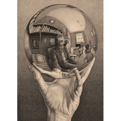 Puzzle PuzzelMan-818 MC Escher - Globe in Hand