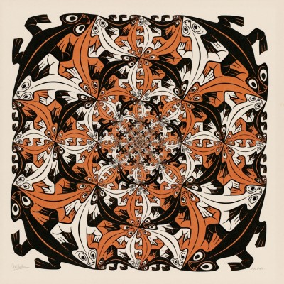 Puzzle PuzzelMan-823 MC Escher : Salamandres